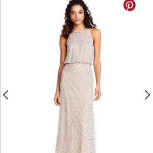 Adrianna Pappell Blouson Bridesmaid’s Dress Gown